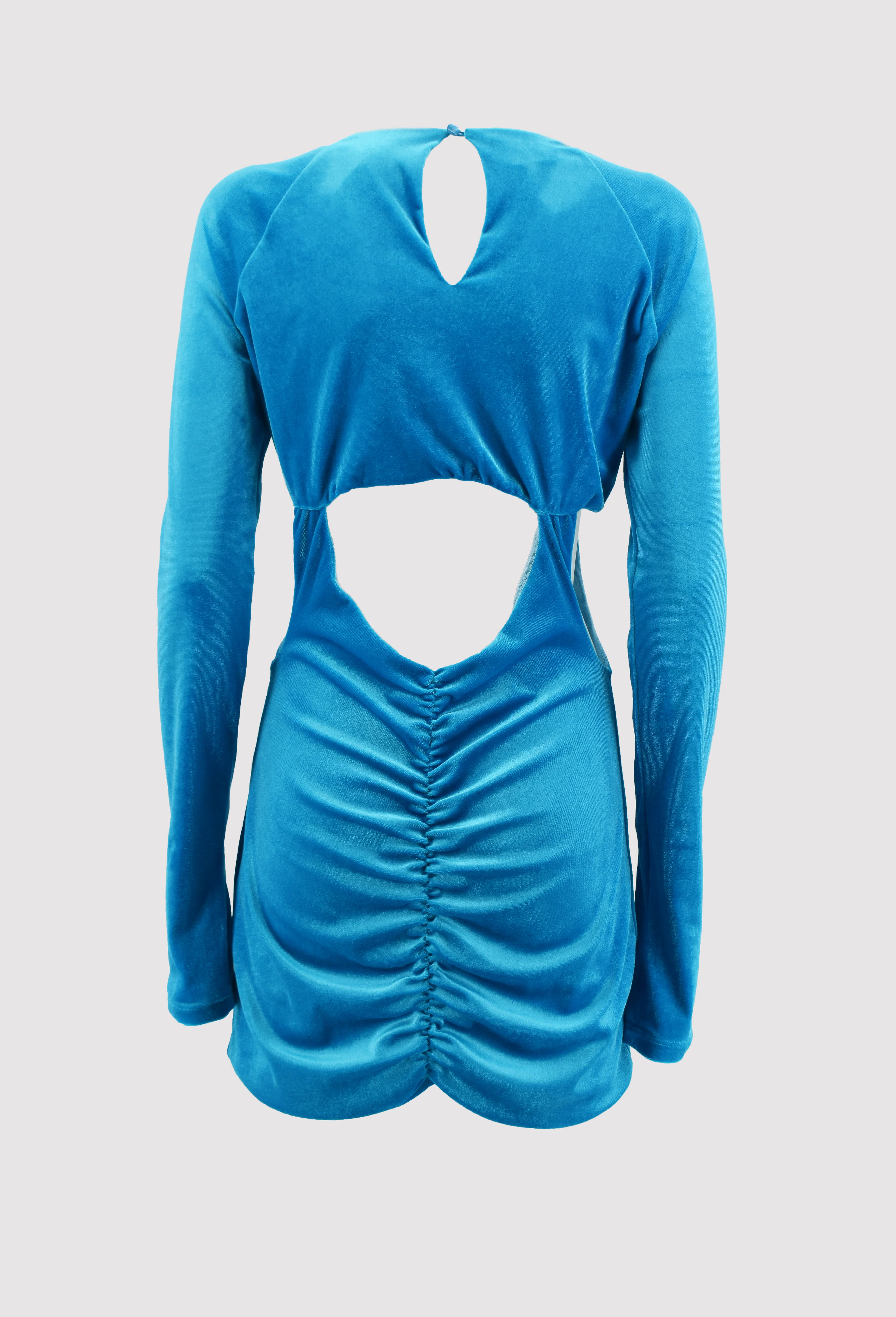 Abito BELLETRIX velluto con maniche lunghe e spilla preziosa - Image 8