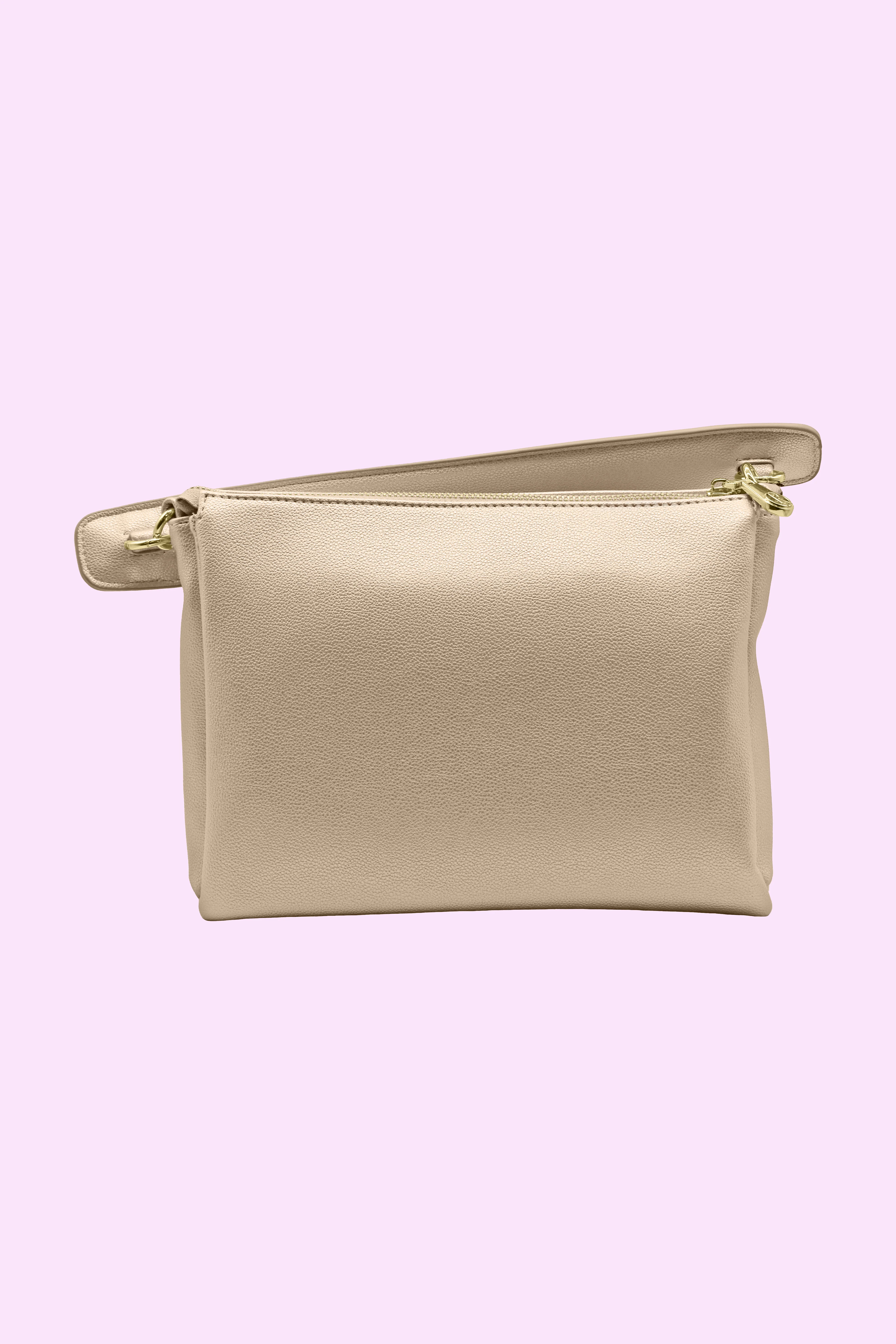 borsa FOX 1 manico più zip con catena più ciondoli logo ecopelle martellata - Image 5