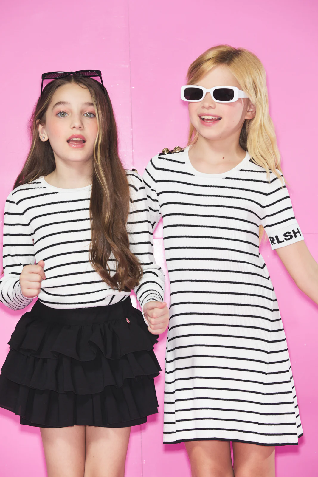 Maglia LEMELIN manica lunga con Bottoni Spalla Righe Costina - Image 4