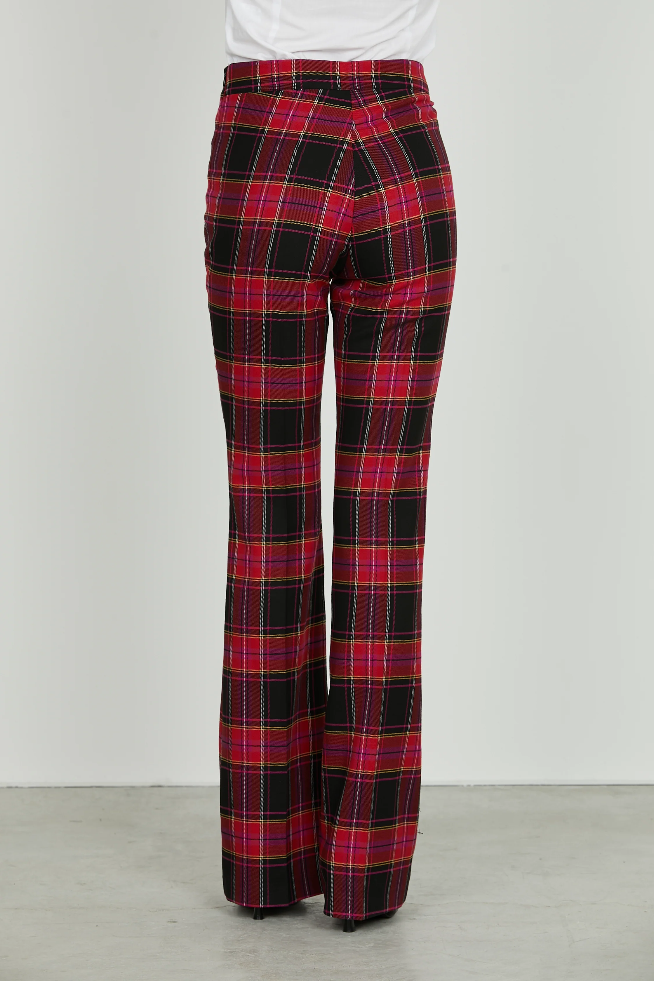 Panta BINA vita alta zampa quadri - Image 4