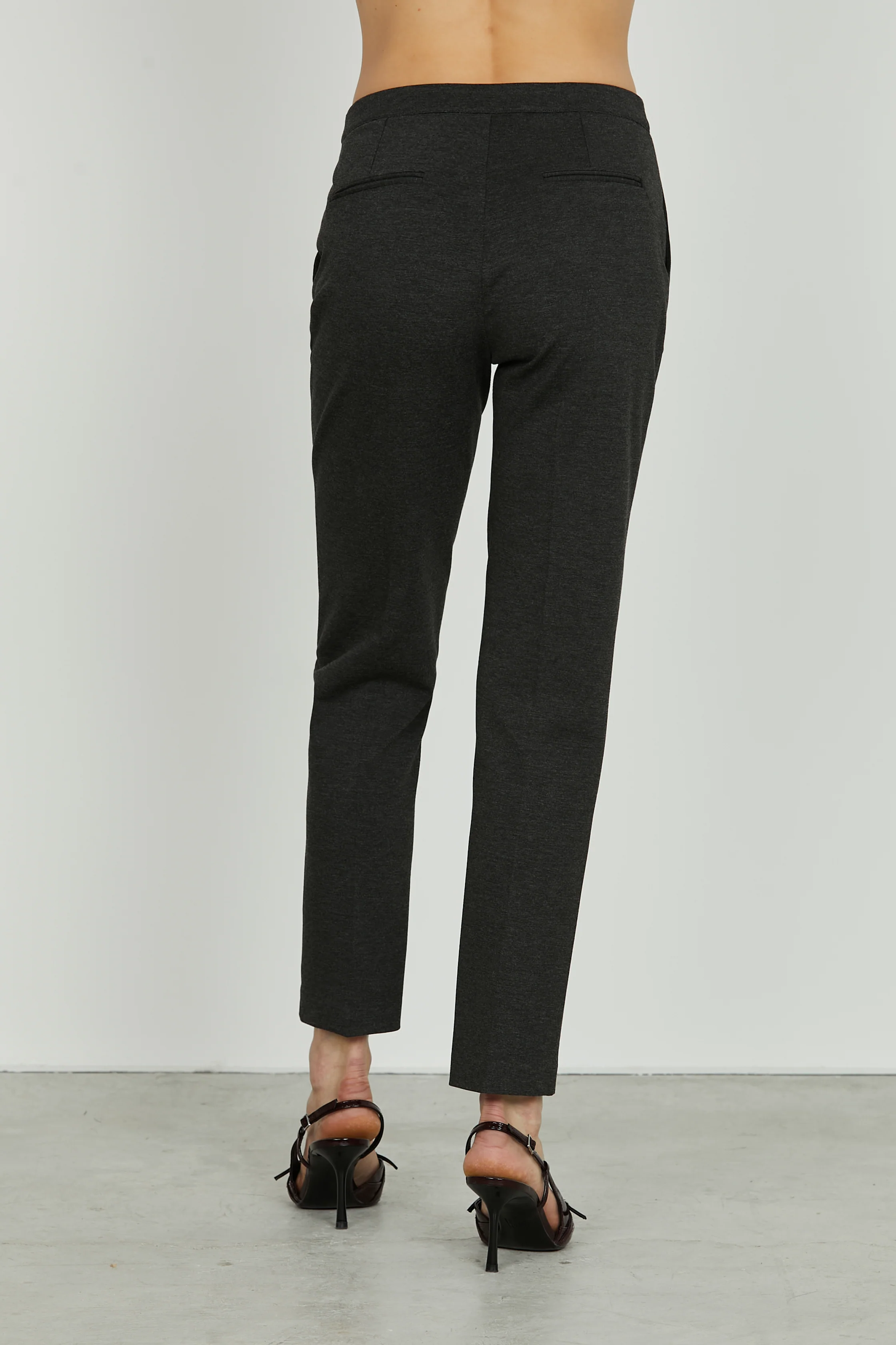 Panta ORIONE vita alta con tasche francesi più filetto - Image 4