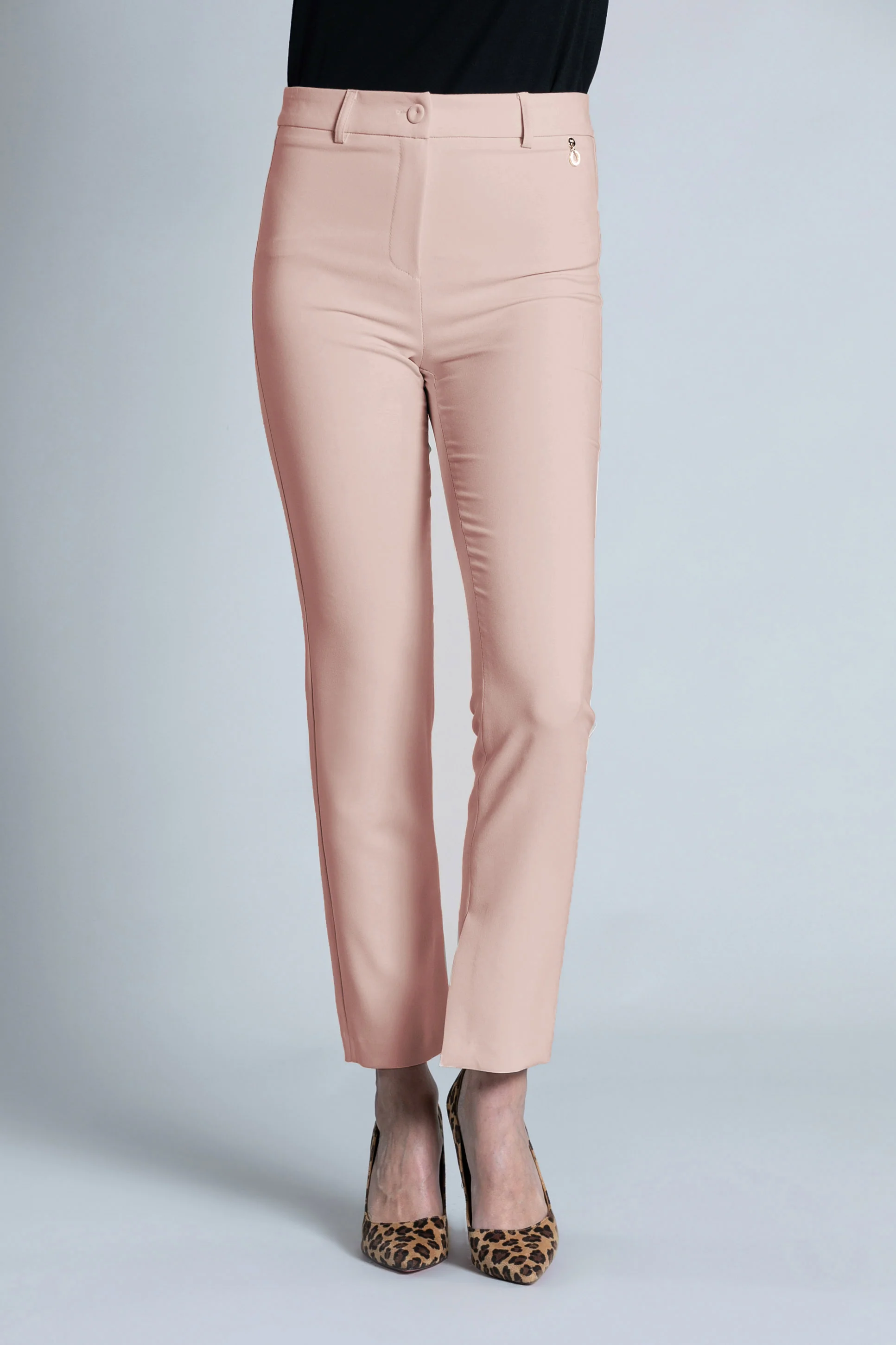 Pantalone CISALINA sigaretta con spacchi fondo - Image 5