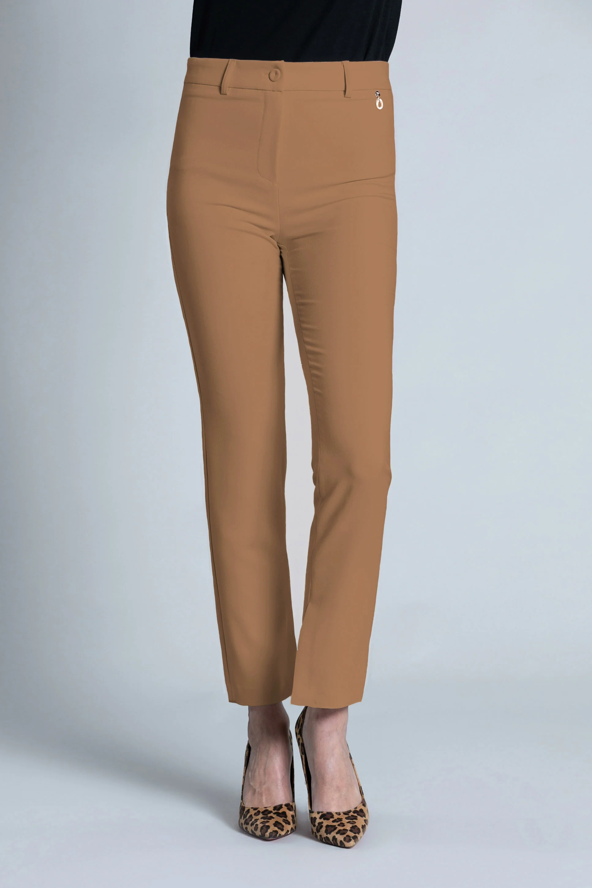 Pantalone CISALINA sigaretta con spacchi fondo - Image 6